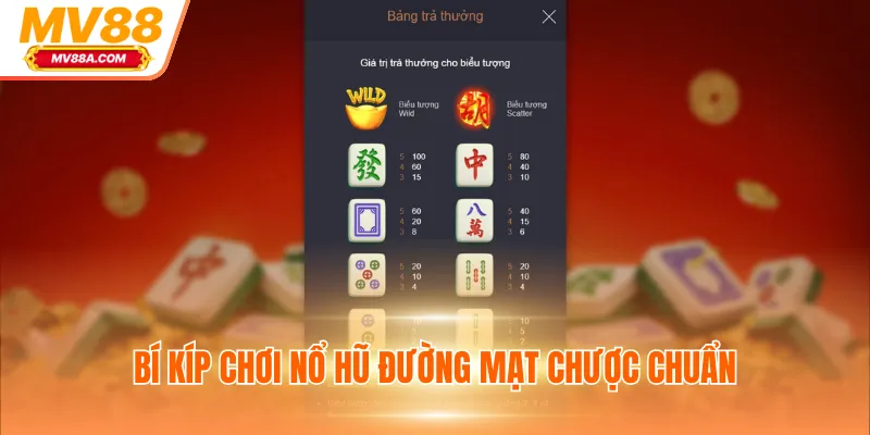 Nổ Hũ Đường Mạt Chược - Thưởng Cực Lớn Lên Đến 5000x Tại MV88 4 Bí kíp chơi nổ hũ đường mạt chược chuẩn